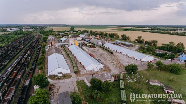Зернохранилище с напольными складами —  «Ингулецкий элеватор» Группы компаний G.R.Agro.